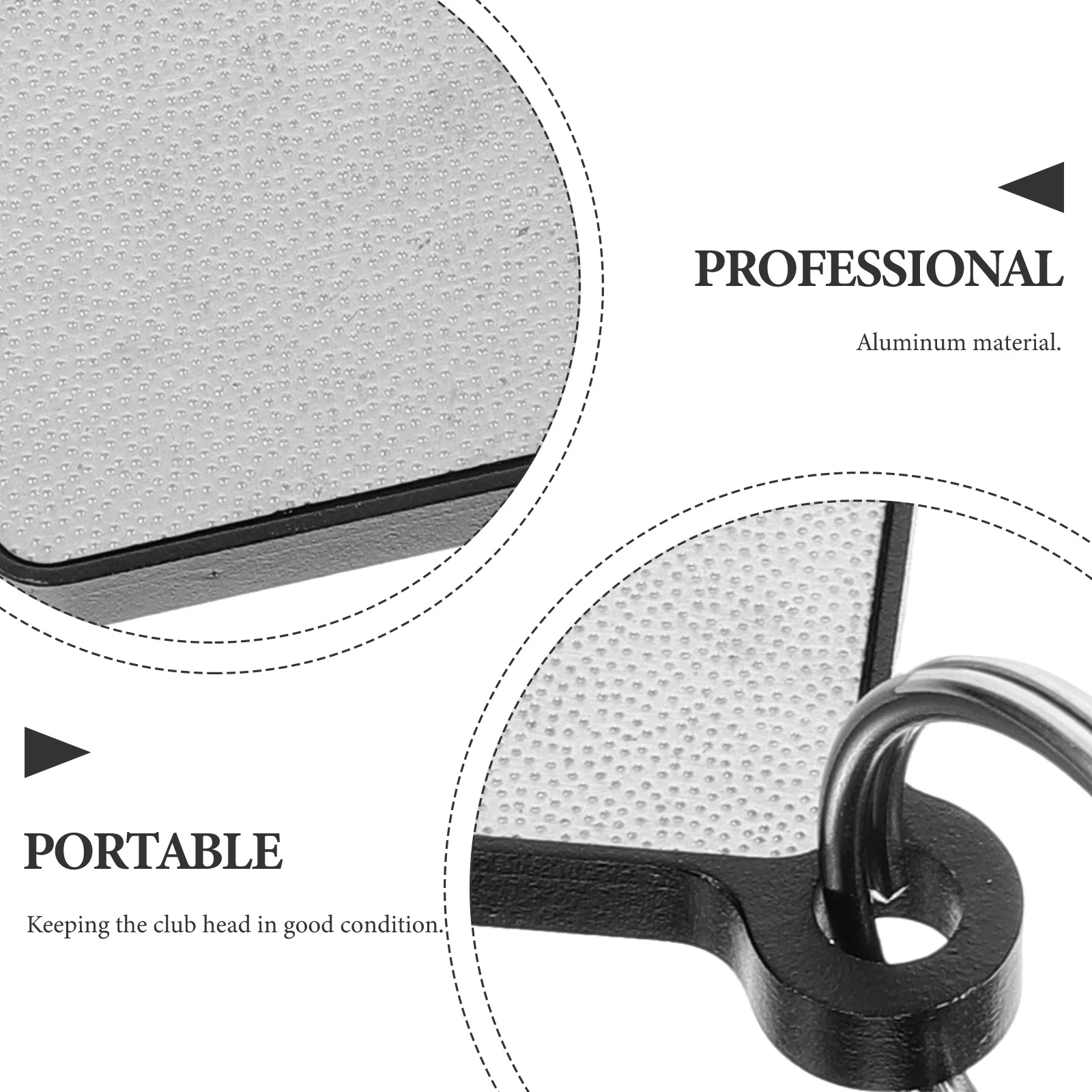 

Portable Cue Tip Shaper Aluminum Billiard Cue File Tool for Pool Stick Tip Sanding and Chalk Retention Enhancement