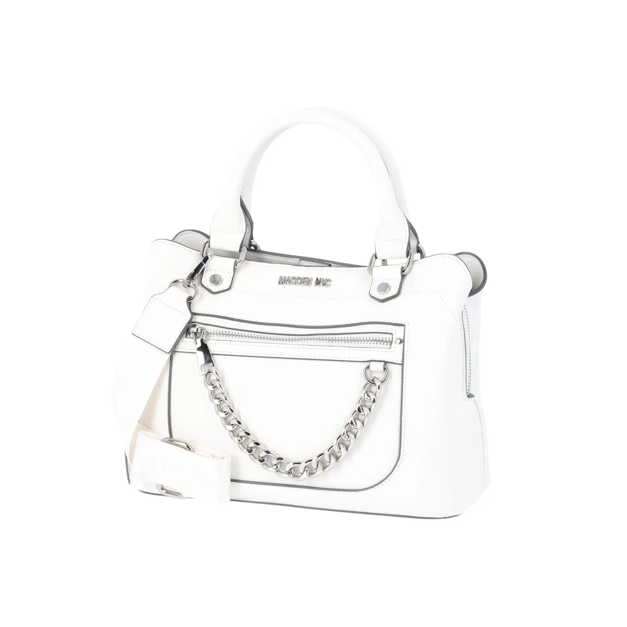 

Madden NYC Women's Chain Tote Handbag, Ivory