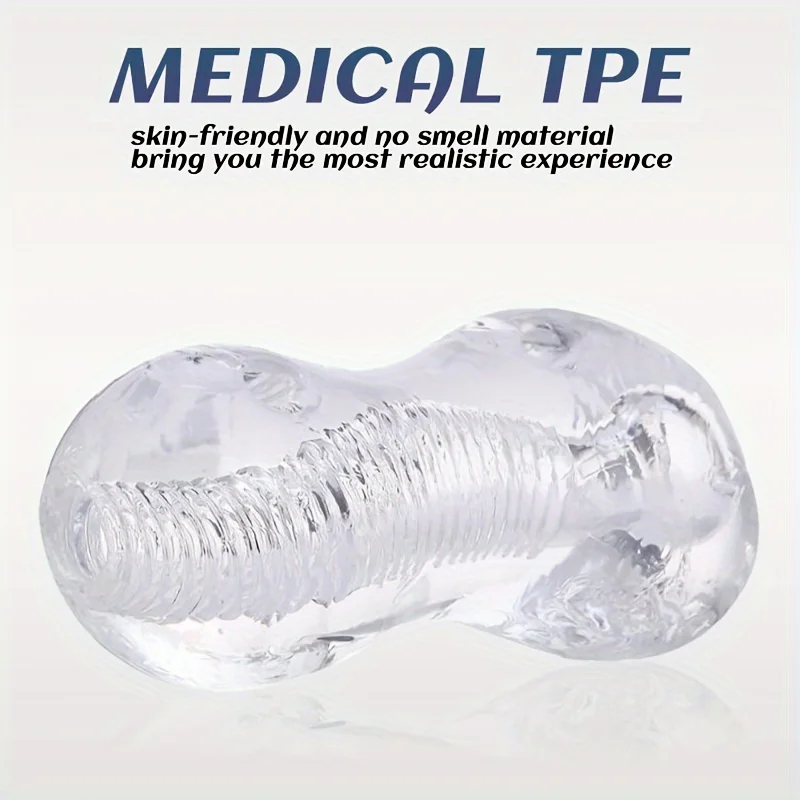 لعبة الجنس كأس الاستمناء للرجال ، HBABY المحمولة جيب كس الضارب اللسان الضارب كم محفز مع الملمس المهبلي