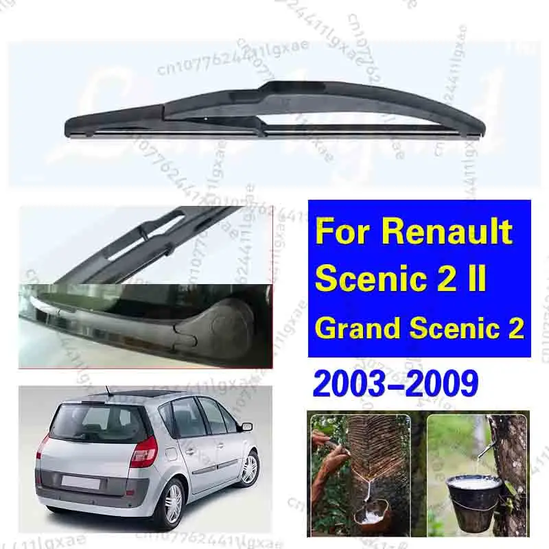 

10" Rear Windshield Windscreen Washer Wiper Blade For Renault Scenic 2 II Grand Scenic 2 2003 - 2009 Car Accessories Accsesories