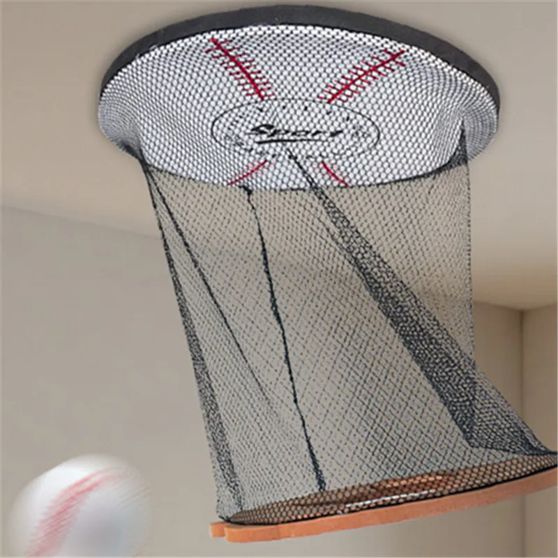 Mini Ceiling Baseball Toy Portable Indoor Sports Goal Overhead Training Equipment for Kids And Adults
