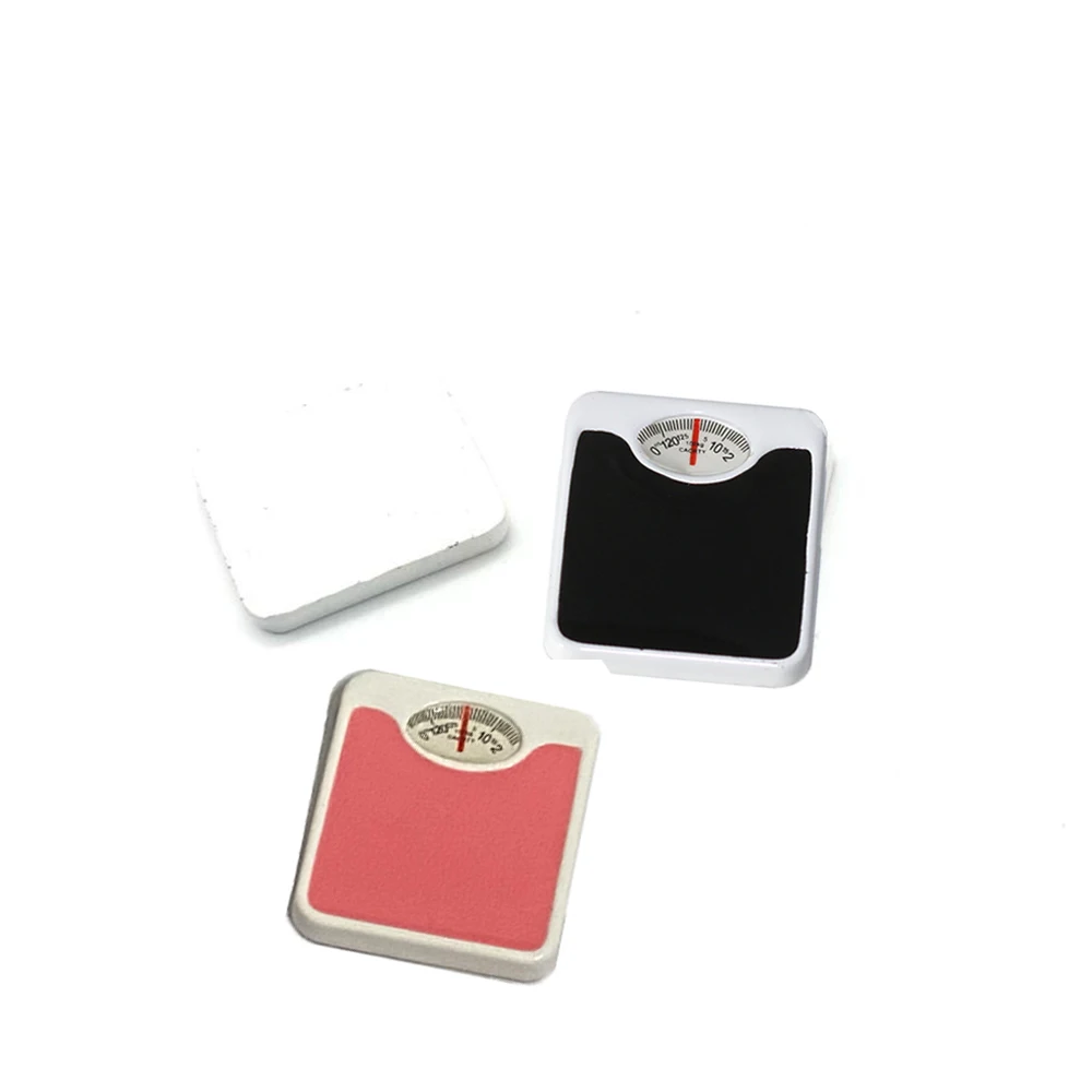 Báscula de peso en miniatura para casa de muñecas, accesorios para casa de muñecas OB11 BJD, juguete para juego de imitación, decoración, Mini modelo de pesaje