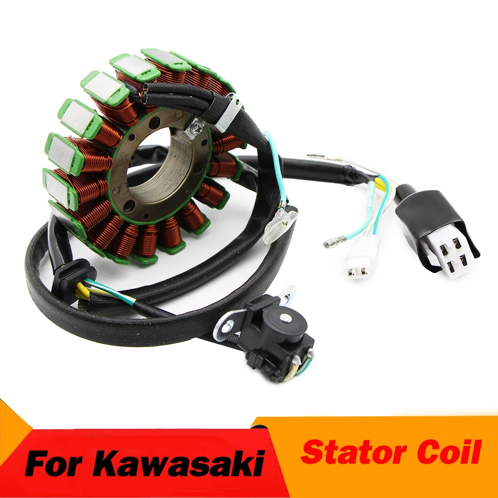 

For Kawasaki 21003-1312 KL250 Super Sherpa 250 Super Sherpa KL250-H1 KL250-H2 KL250-H9 Motorcycle Generator Magneto Stator Coil