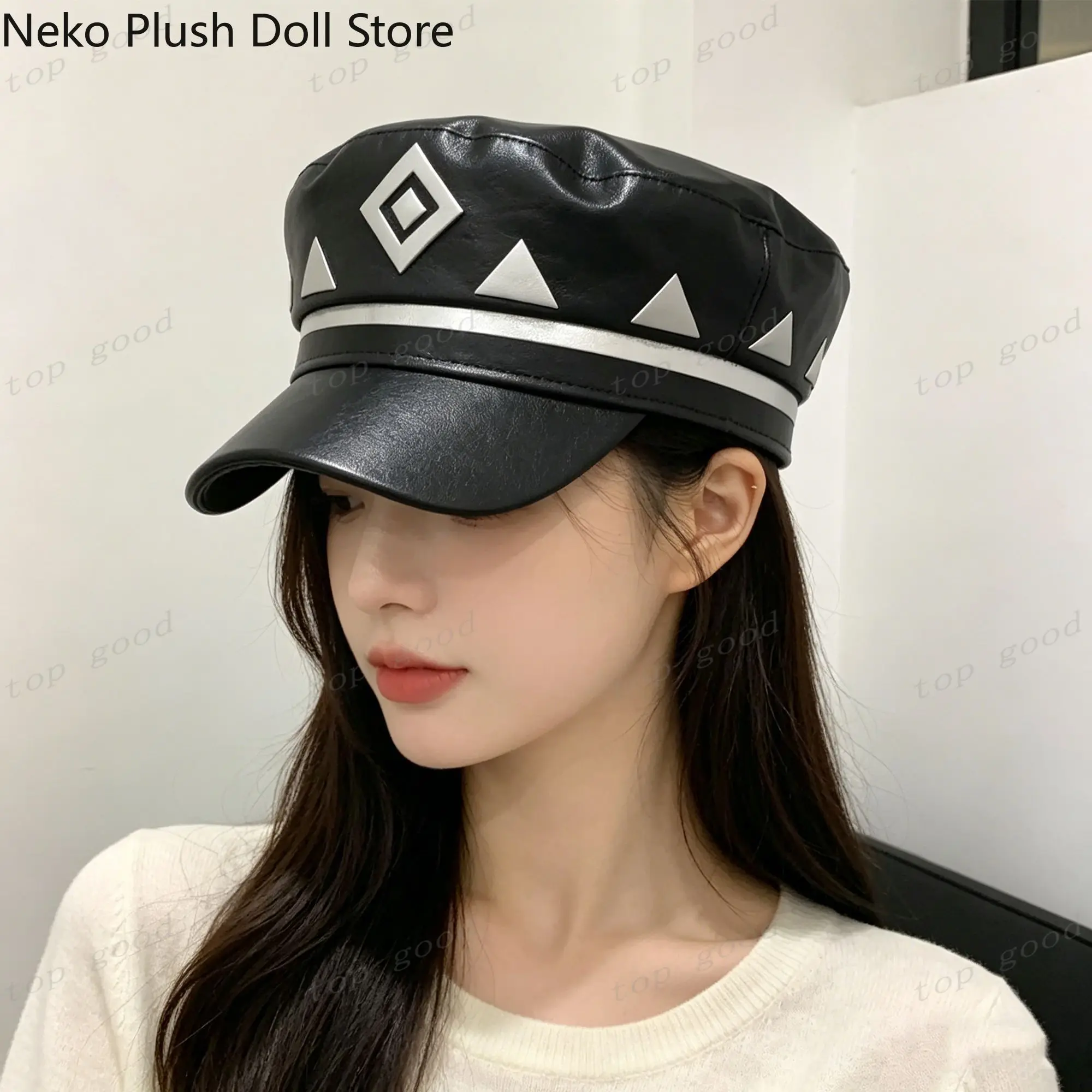 

Sky: Children of The Light Hat Cortex Black Beret Show Face Military Cap Anime Cosplay Halloween Mascot Student Fans Gift