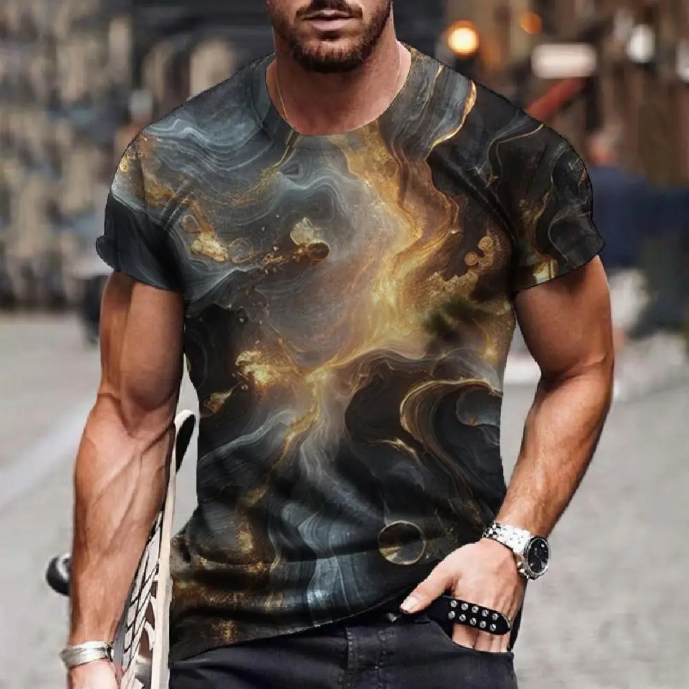 Men's t-shirt Luxury Casual Y2k Short Sleeve O Neck Streetwear Pullover Loose Male Tops Tees Sport Outdoor Oversized Clothing