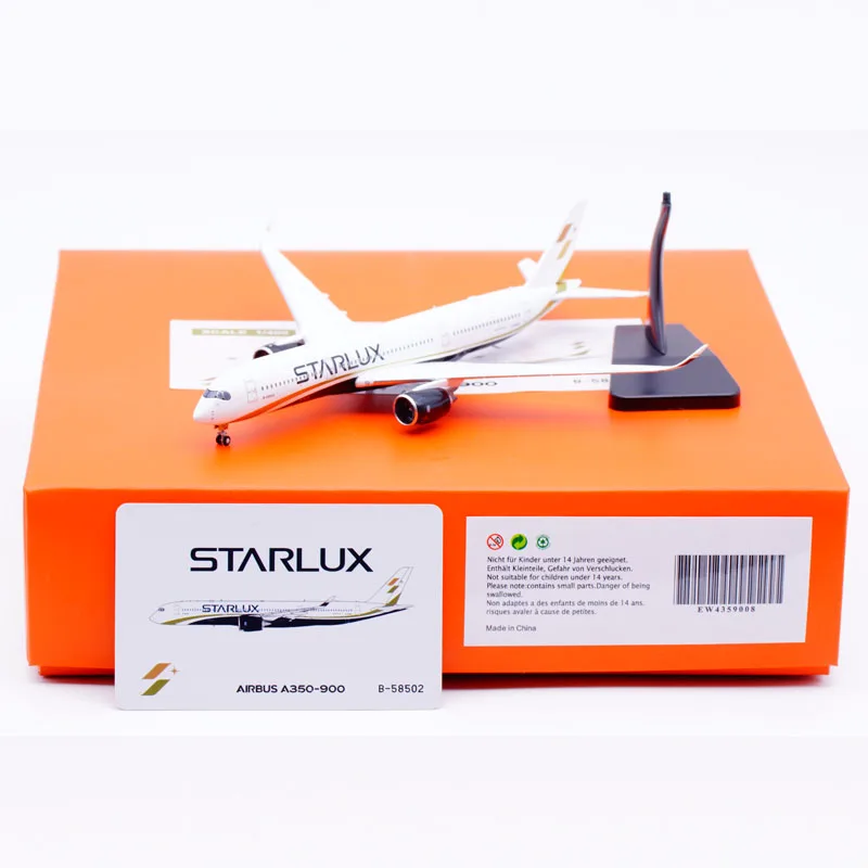 

EW4359008 Alloy Collectible Plane Gift JC Wings 1:400 Starlux Airlines Airbus A350-900XWB Diecast Aircraft Jet Model B-58502