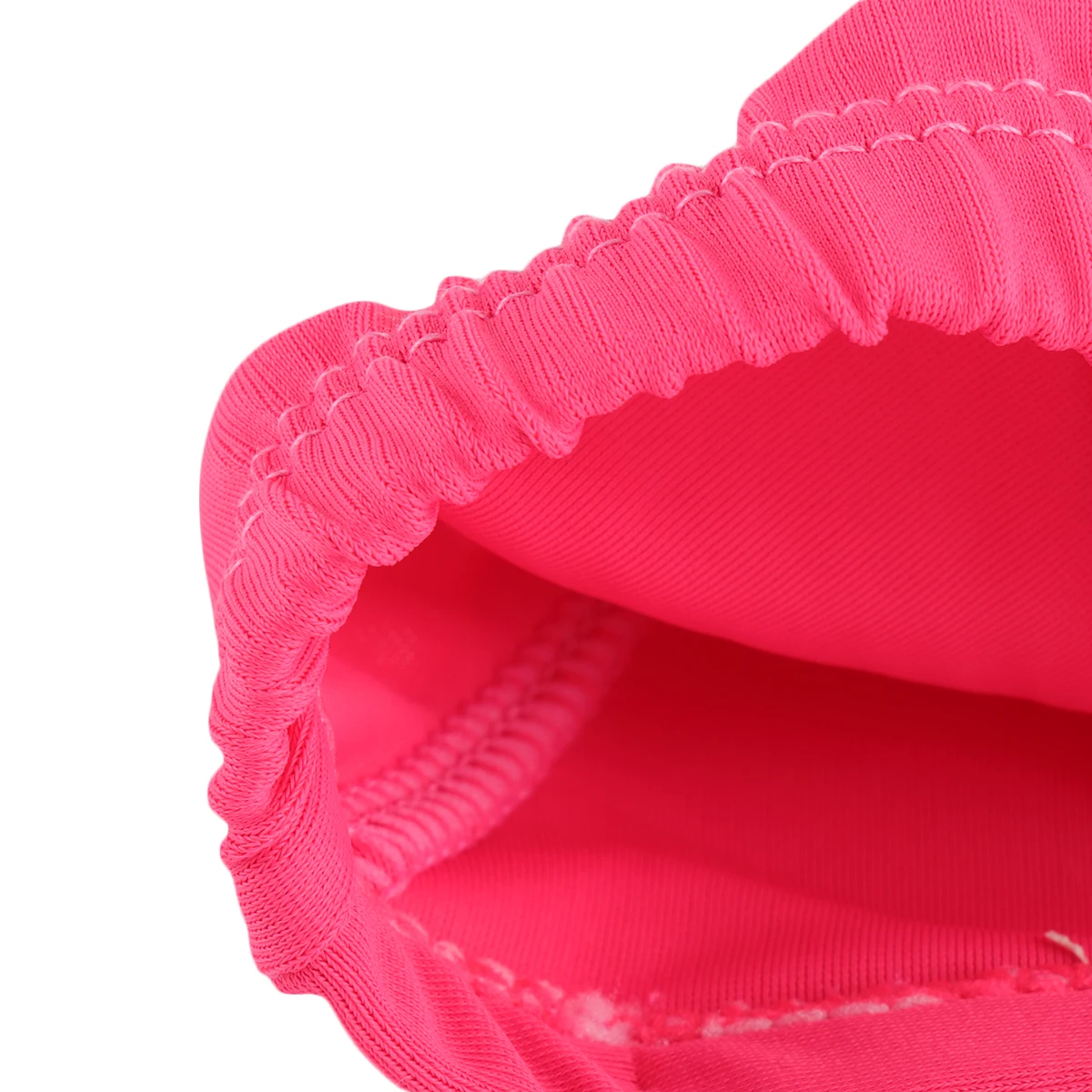 

2pcs Swim Caps Polyester Stretchable Quick-Dry Uv Protection Comfort Fit Unisex For Long Hair Adult Men Red