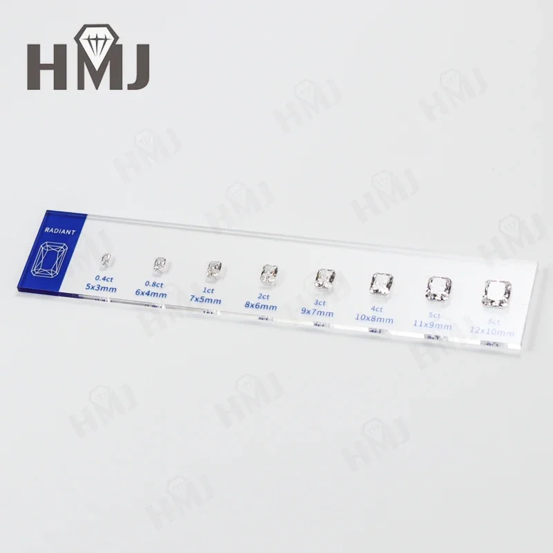 Jewelry Setting Gemstones Size Diamond Carat Ring Sizer Tester Guideline Tools Comparison Jewerly Dealer Tools Set Top Quality