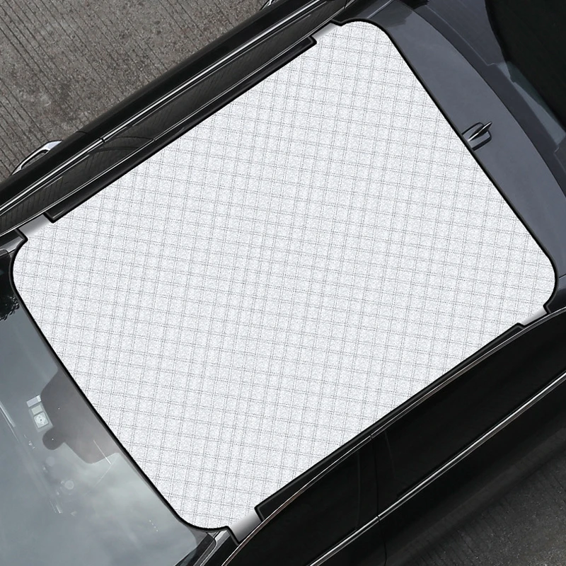

Car Sunroof Cover Clamp-On Design, Anti-Snow Heat Insulation Roof Shade Protector Dustproof Universal Fit