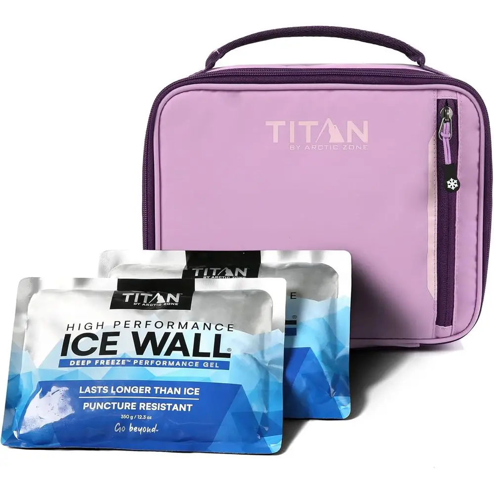 

Cold Lunch Box With 2 350g Ice Walls, Lavender