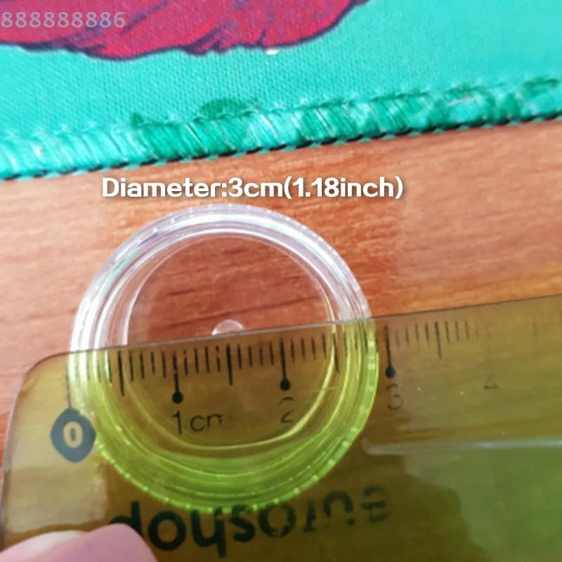 Barattolo di crema trasparente da 50 pezzi Mini contenitori per bottiglie cosmetiche Pentola trasparente per unghie