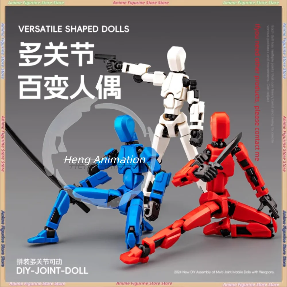

Magnetism Multi-jointed Movable 3D Printing Dolls Turnip Man Small Assembled Toys Ornaments Gifts
