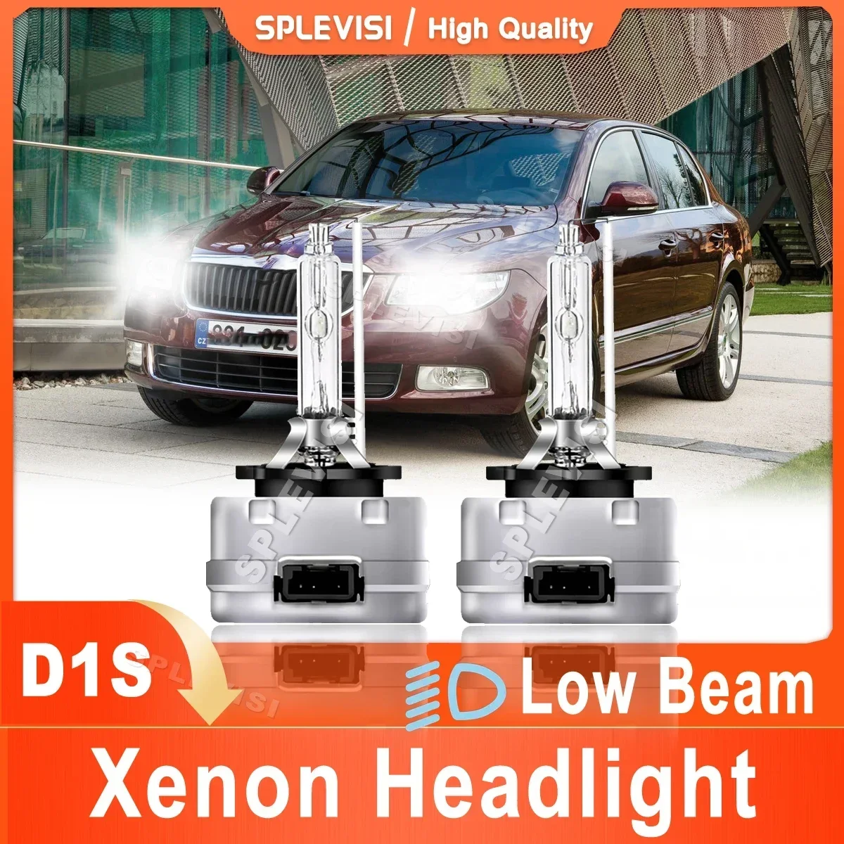 

2Pcs D1S Xenon Lamp Bulb 6000K White 9000LM Replace For Skoda Superb 3T 2008 2009 2010 2011 2012 2013 Headlight Low Beam