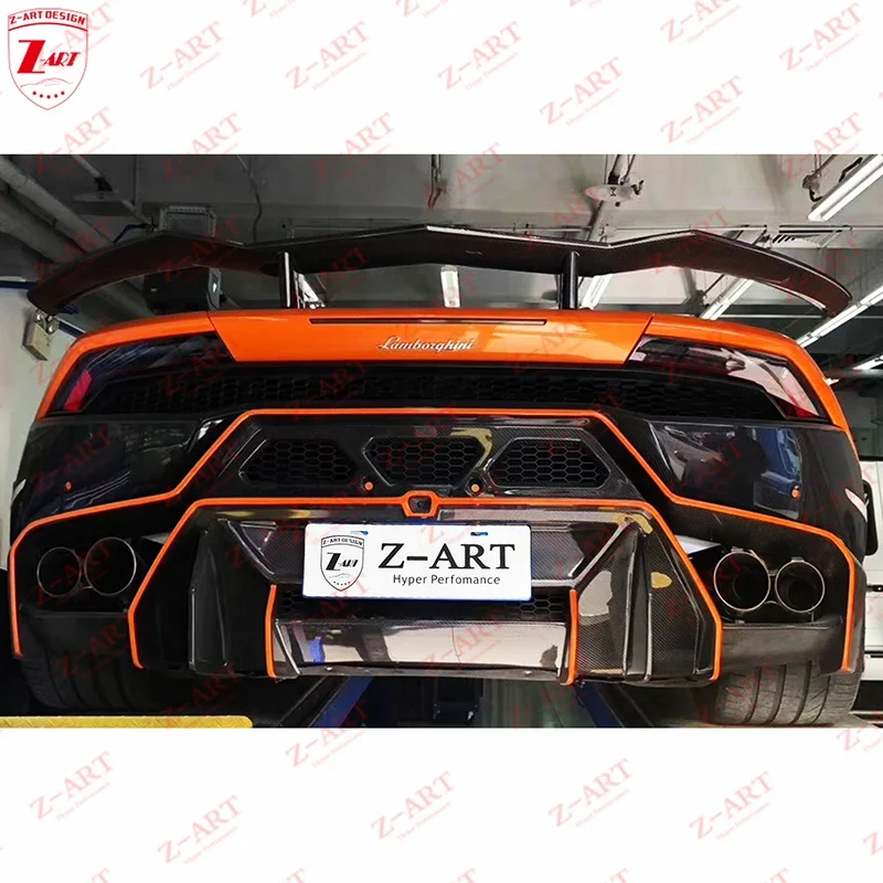 V Carbon Fiber Body Kit for Lamborghini Huracan LP580 Carbon Fiber Aerodynamic Body Kit for Lamboghini LP580