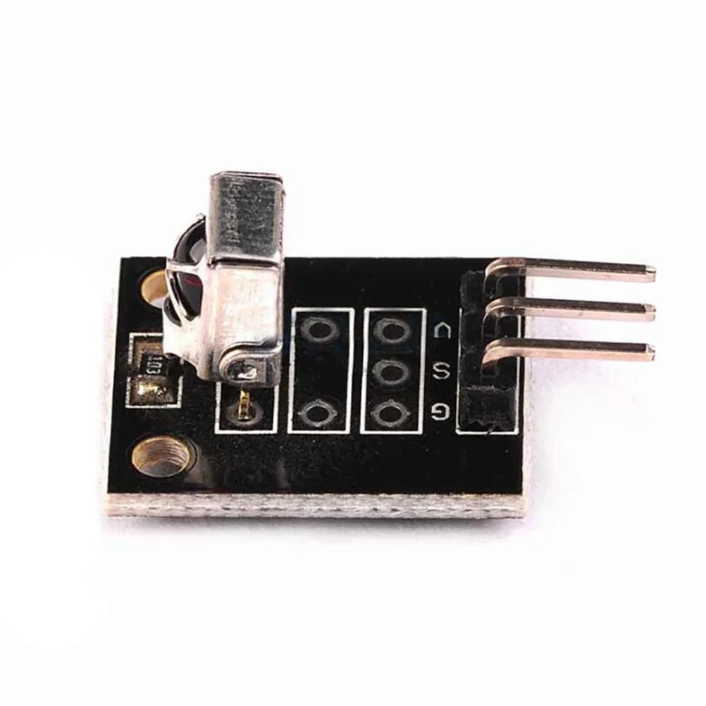 

Ky-022 3-Pin Infrared Sensor Module with 1838 Receiver Head High Light Resistance Built-in DIY Electronics Projects