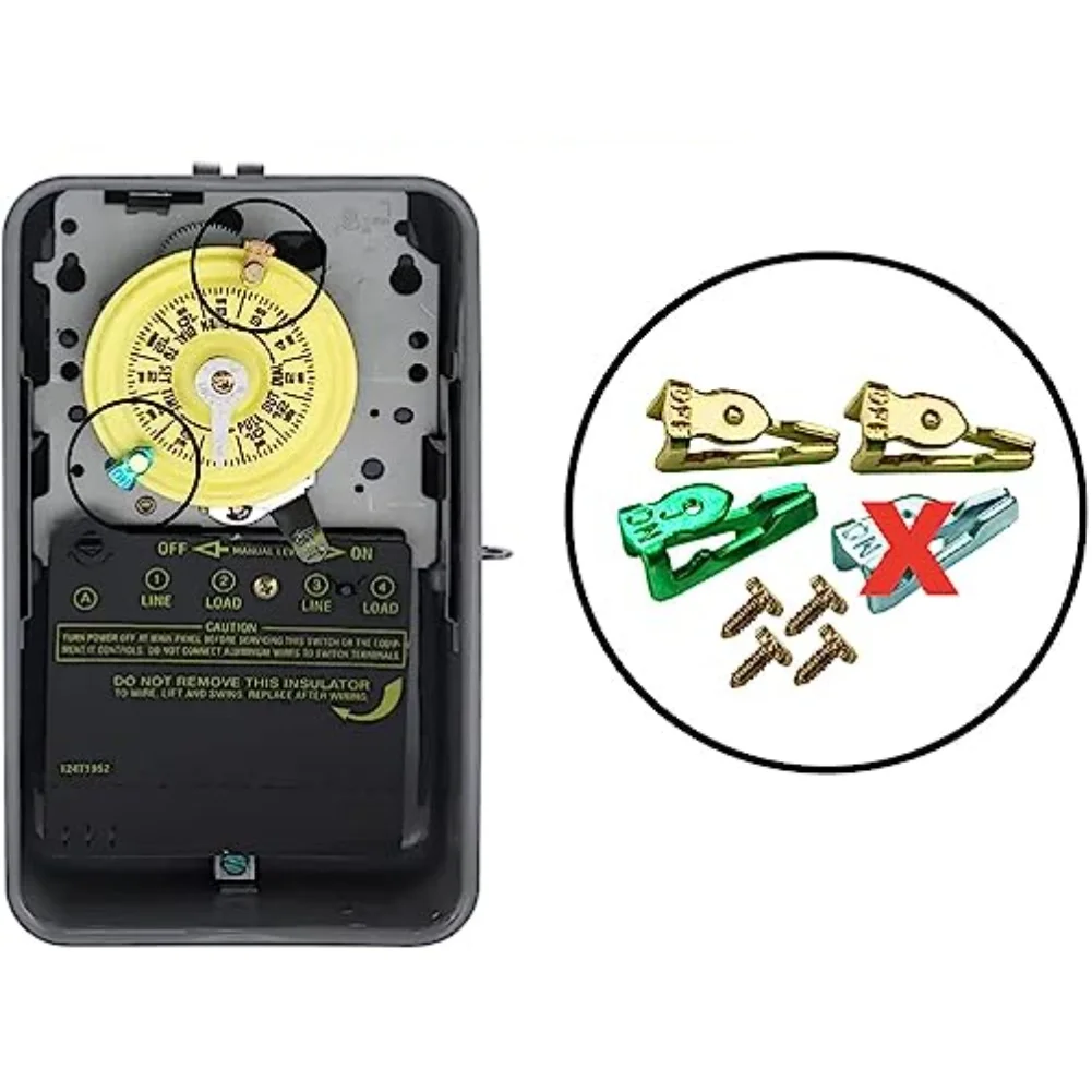 156T1978A Time Control Tripper Kit for T100 T7000 WH40 Timers Includes 8 Trippers and 8 Screws for Residential Commercial Use