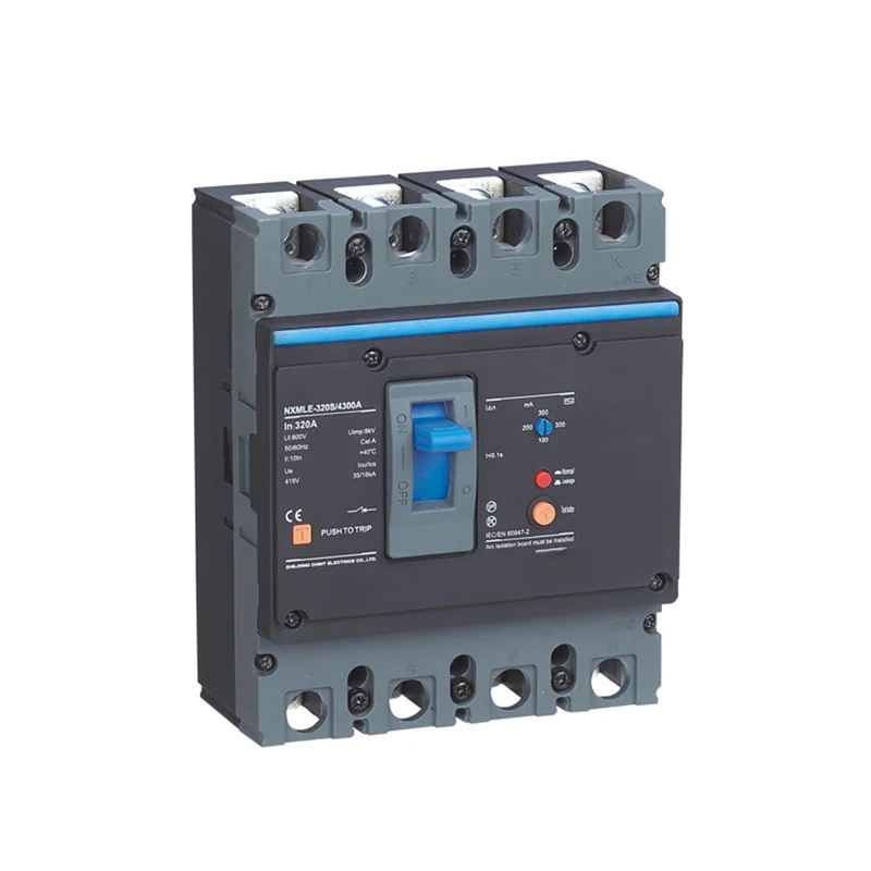 Series Residual Current Circuit Breaker MCCB Magnetic Fixed  and Electric Type Plug-in Breaker