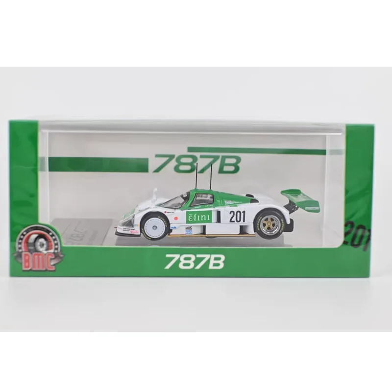 New In Stock Bmc 1:64 Mazda 787b Jspc #201 Efini 24-Hour Le Mans Limited Edition  Alloy Miniature Custom Toys  Kids Gift