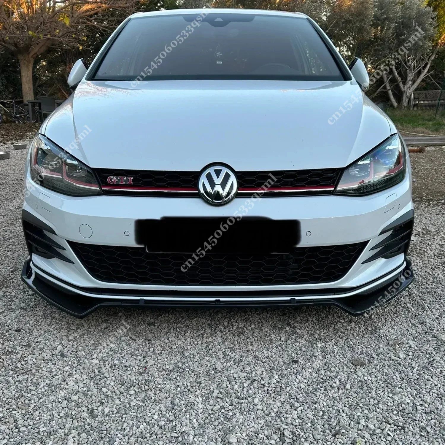 Car Front Bumper Splitter Lip For VW Golf 7 7.5 MK7 MK7.5 GTI GTD R R-Line All Models 2012-2020 Diffuser Body Kit Spoiler Guard