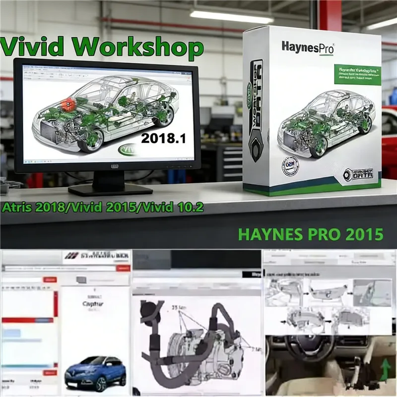 DATA 2018.01v Vivid 2018 2015 10.2 Europe Car Repair Software Haynes Pro Automotive vivid 2018 Atris-Technik Vivid Workshop