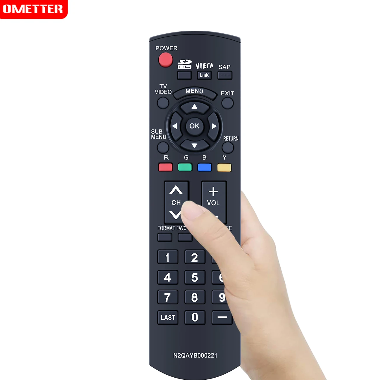 N2QAYB000221 Remote Control for Panasonic TV TH42PZ80U TH50PE8U
