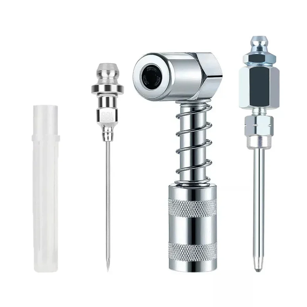 Wide Application 90 Degree Grease Nipple Grease Injector Needle 90 Degree Adapter Carbon Steel Galvanized Finish