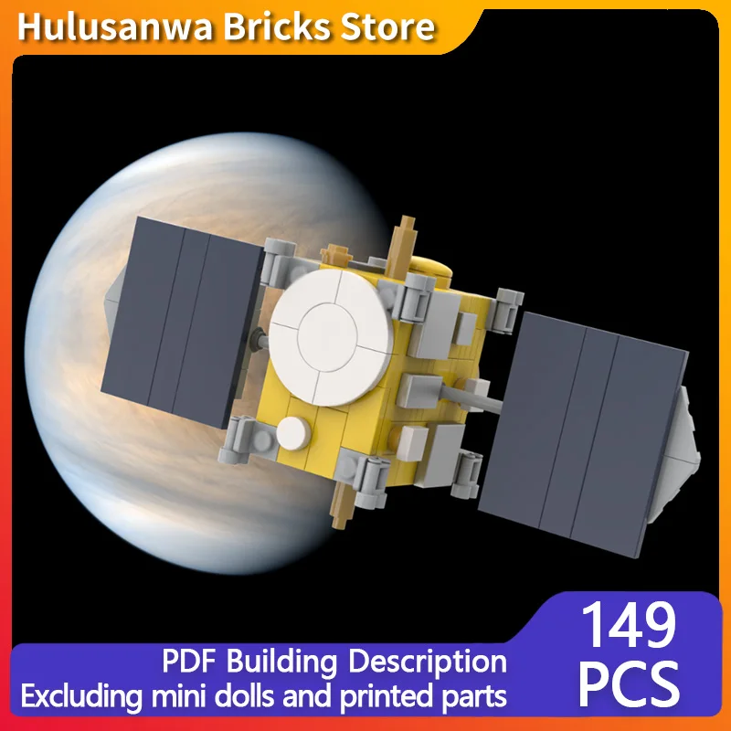 

Akatsuki Planet-C Spacecraft Model MOC Building Bricks War Equipment Modular Technology Gifts Holiday Assemble Children Toy Suit