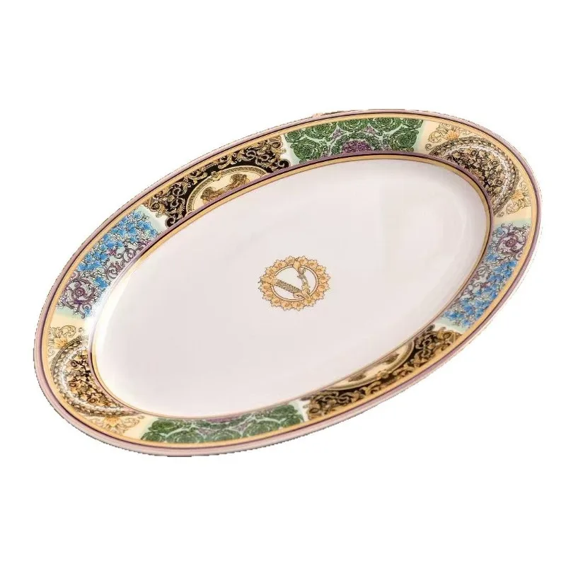 Tableware 32-head Western food Household 10-inch  8-inch bowl spoon  set