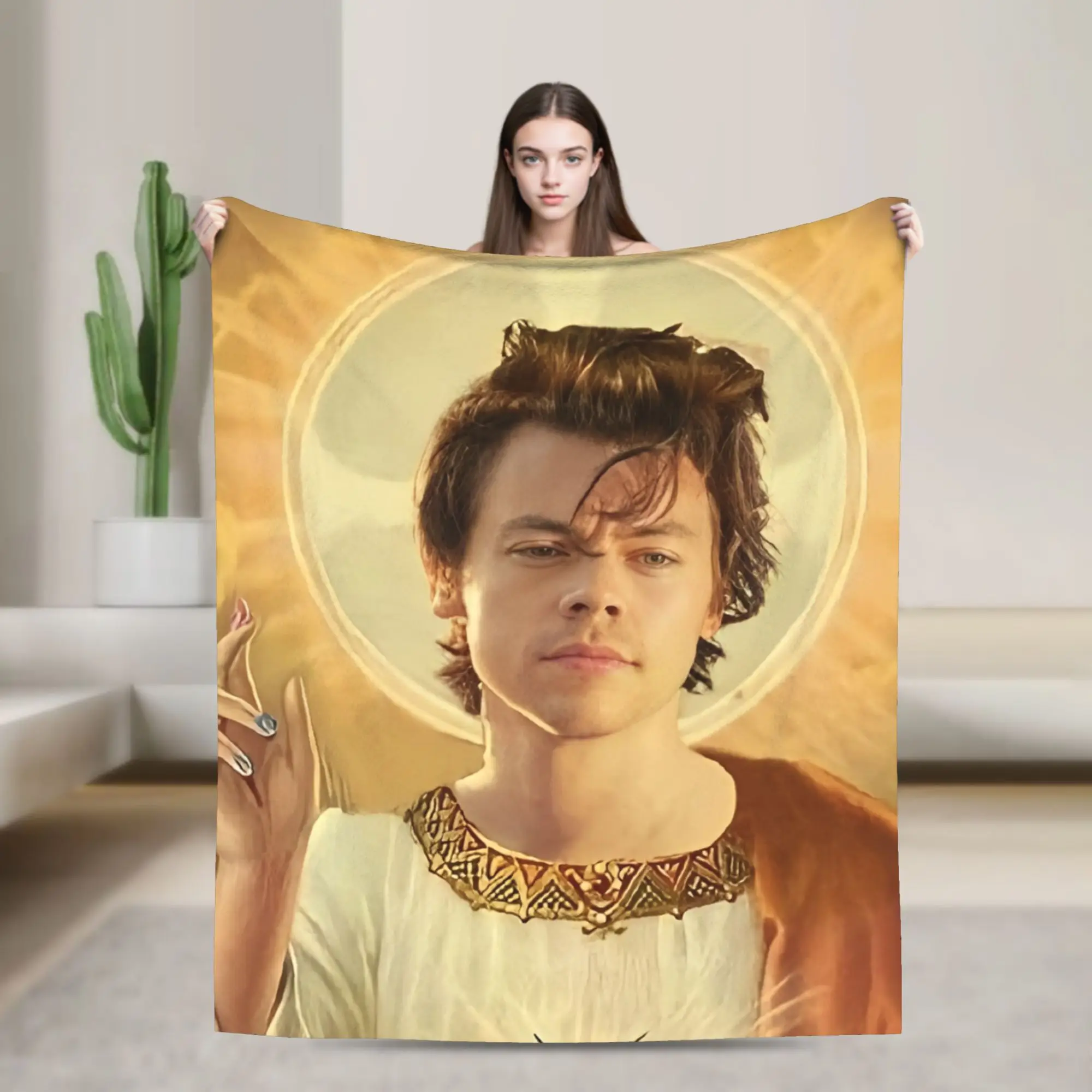 Harrys Styles Kiss All the Time Disco Occasionally Blankets Fleece Autumn/Winter Aperture Throw Blankets for Home Couch Quilt