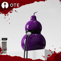 IN Stock OTE Gourd Thermo Bottle with Straw 316 Stainless Steel 300ML Mini Vacuum Flask Insulated Portable Accompanying Cups