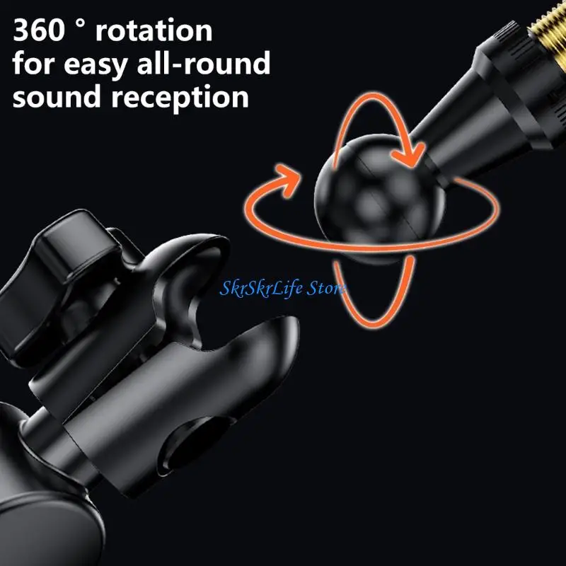 

E65E Microphone Suspension Boom Arm With 3Axis Adjustment For Clear Music Capturing