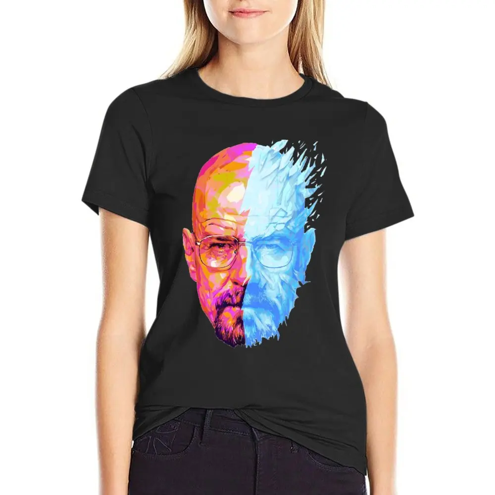 Harajuku Heisenberg Case T-shirt  Campaign Top Tee Graphic Vintage Funny Vintag Leisure