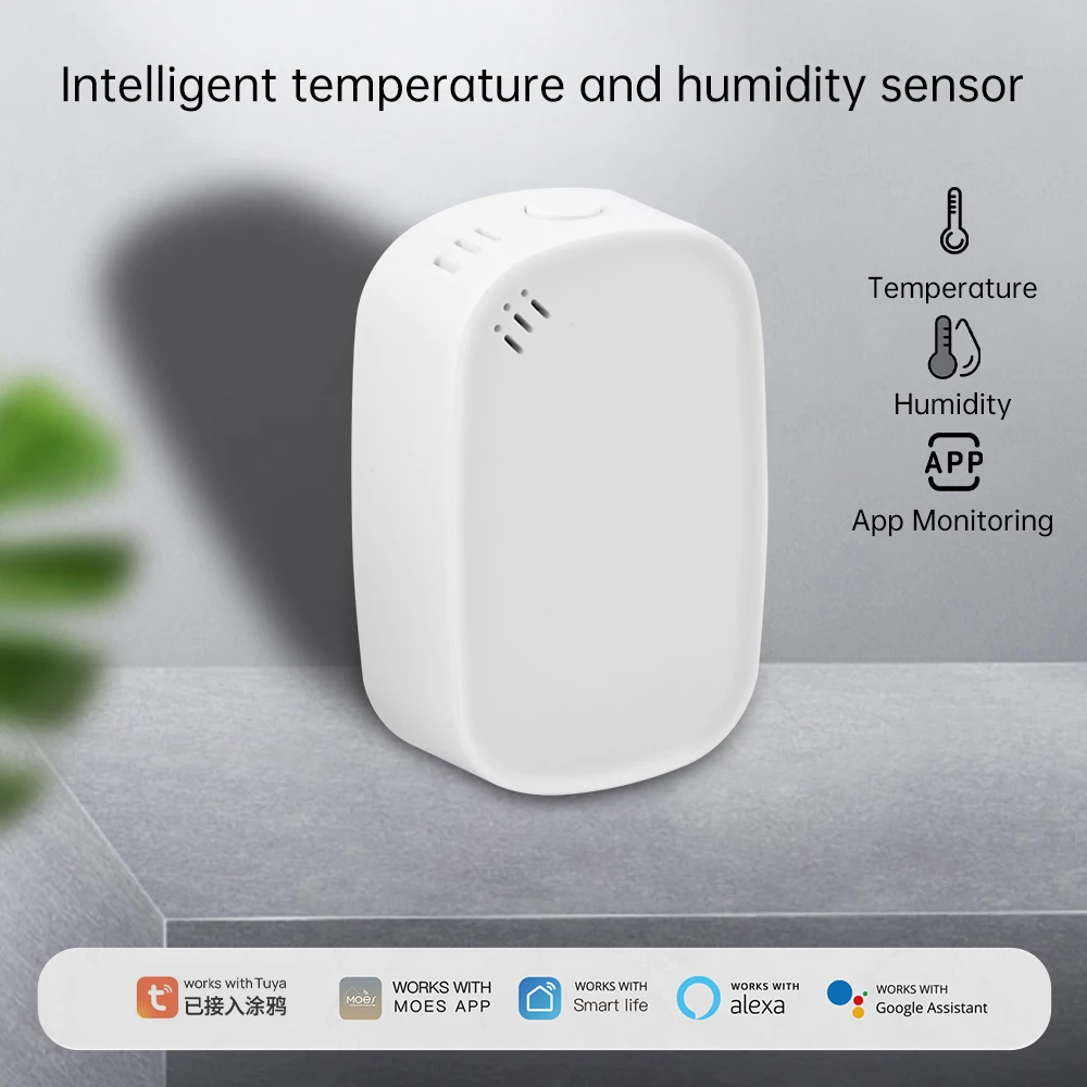 Smart Temperature and Humidity Sensor High Precision Temperature and Humidity Monitoring Instrument For Tuya Zigbee