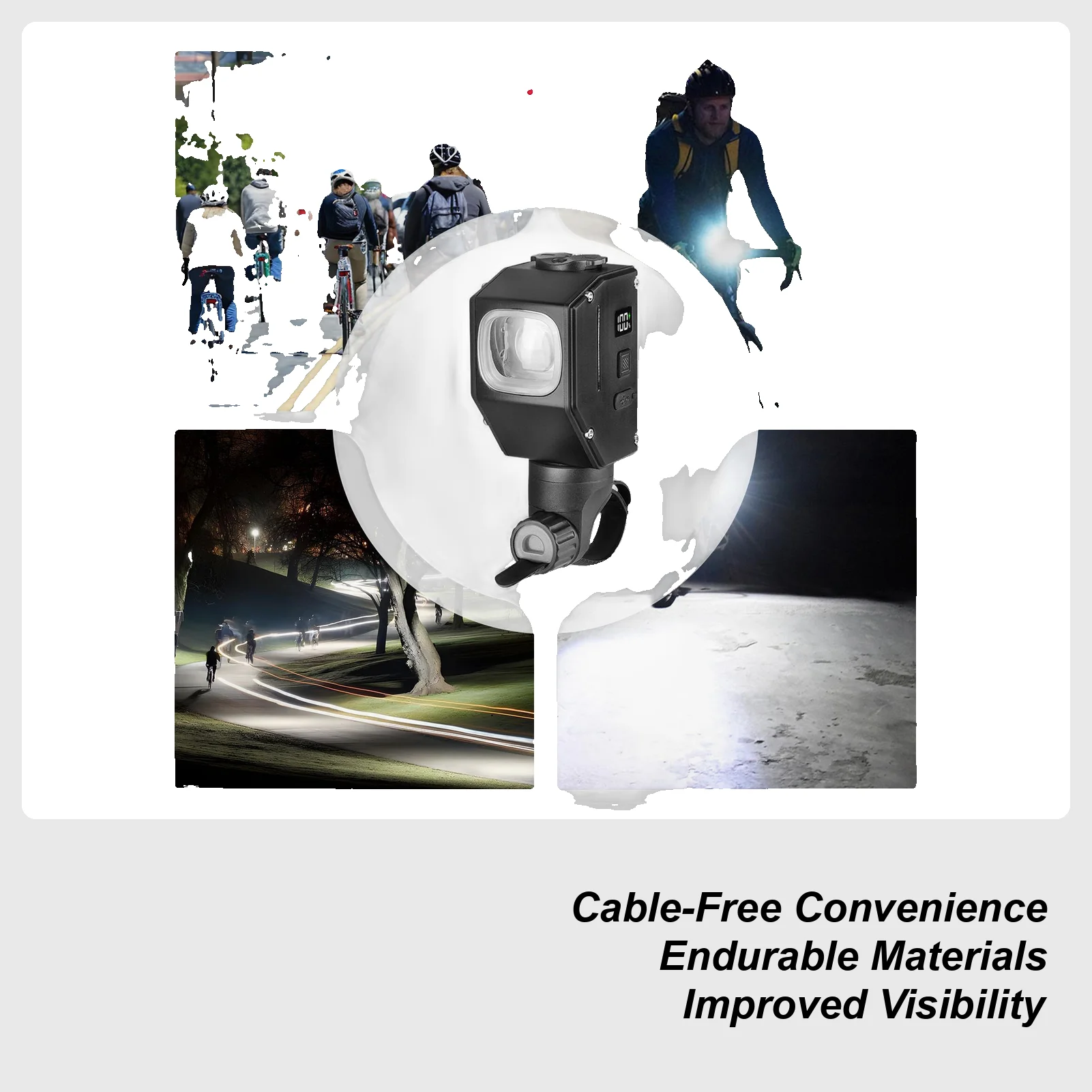 

Bicycle Light Wireless 2000Lumen Lamp Flashlight With 8 Modes Front Bike Lamp For Cycling Night Kids Cruiser Scooter Skateboard