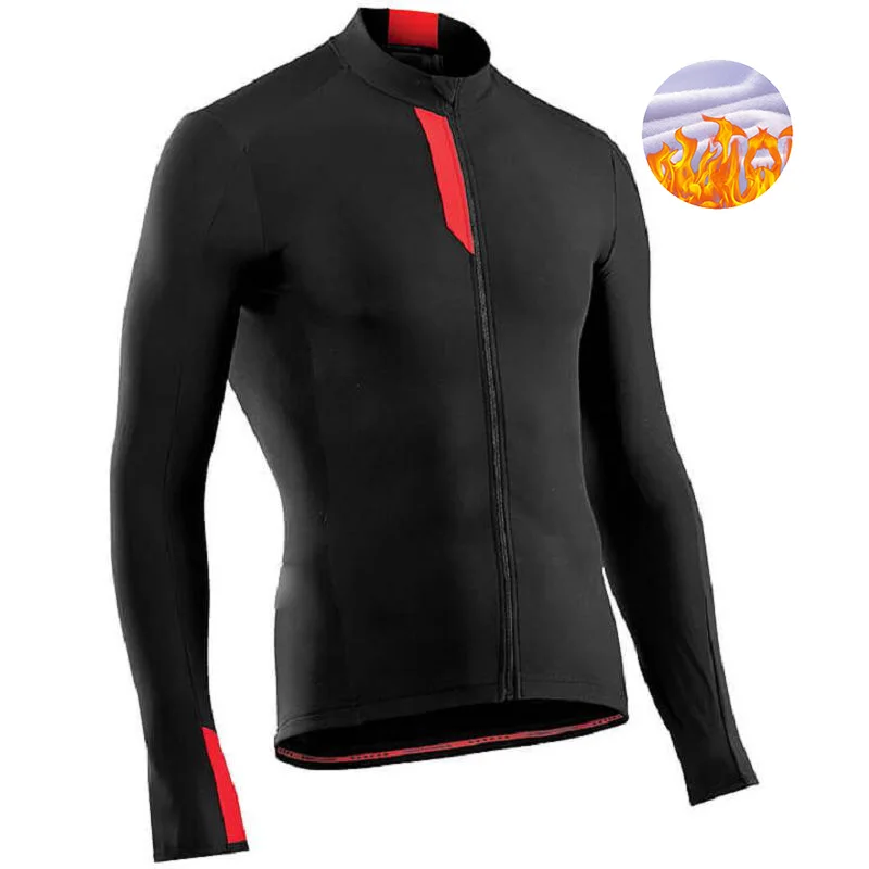 

Highway Bike Fleece Long Sleeved Cycling Suit Outdoor Road Comfort And Warmth Shoulder Strap Pants