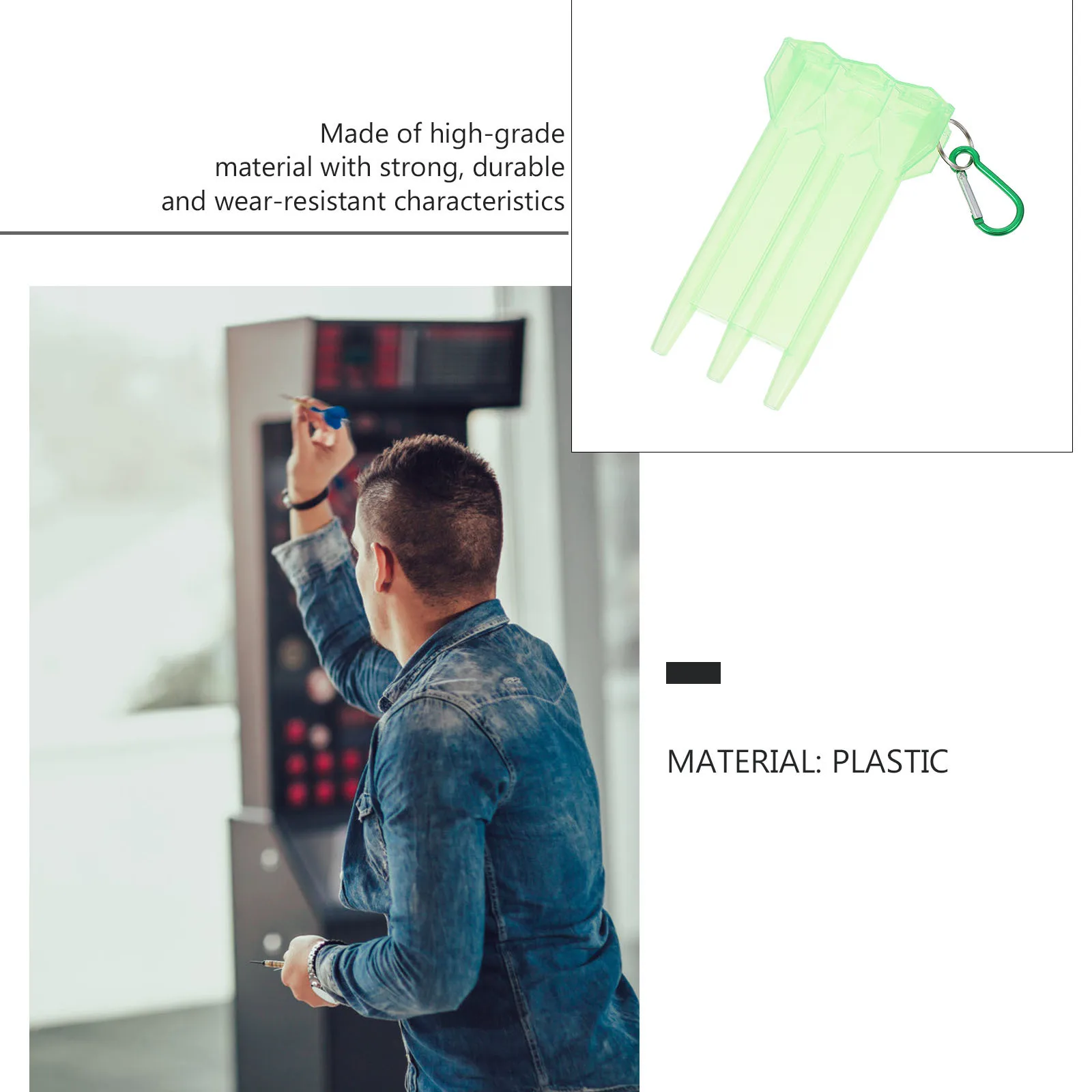 

Портативный футляр для дротиков с четырьмя отделениями Flybiao: легкий, прочный, жесткий кейс для хранения, уличный органайзер для переноски, стальной бокс