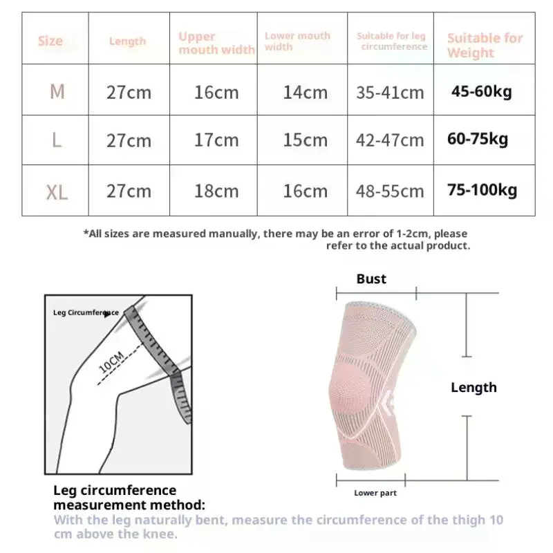 1 زوج دعامة الركبة دعم لالتهاب المفاصل المشتركة النايلون الرياضة اللياقة البدنية ضغط الأكمام نيبادس الدراجات الجري حامي