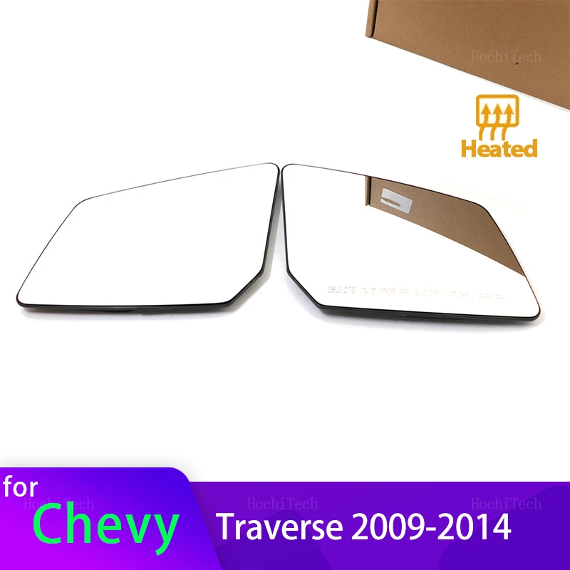 Left & Right Side Mirror Glass Rear View Rearview Exterior  Angle for Chevrolet Chevy Traverse 2009-2014 Accessories