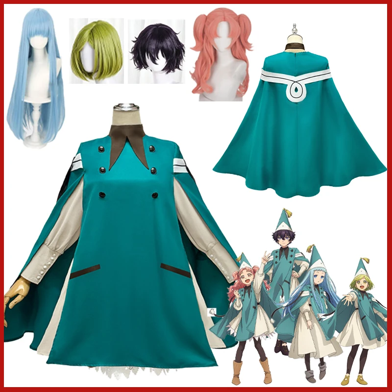 

Anime Witch Hat Atelier Koko Cosplay Costume Coco Richeh Tetia Agott Role Play Uniform Dress Magic Hat Wig Party Carnival suit