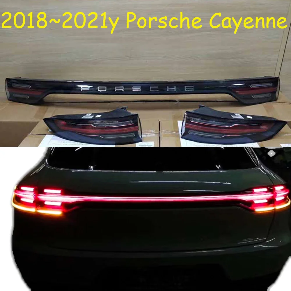 

1pcs car bumper tail light for Porsche Cayenne taillight LED Reflector 2018~2021y Taillamp for Porsche Cayenne fog lamp