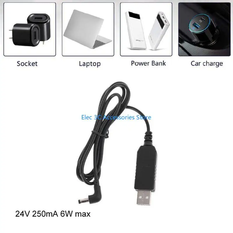 Y51A Step Up Converters Power Supply Cable for LED Strips Electronic