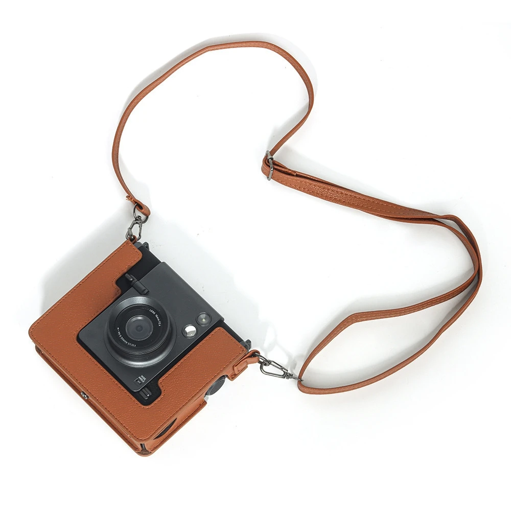 

Carrying Case For instax wide Evo Camera Travel Organizer Bag Protective Cover with Shoulder Strap Camera Accessories