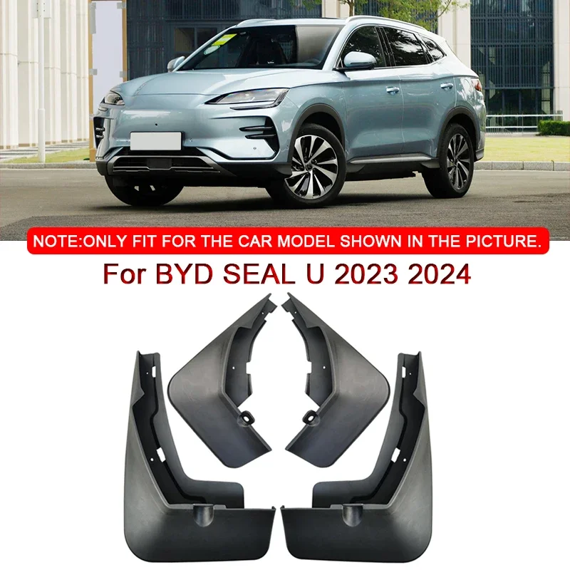 

Fit For BYD SEAL U 2023 2024 Car Styling ABS Car Mud Flaps Splash Guard Mudguards MudFlaps Front Rear Fender Auto Accessories