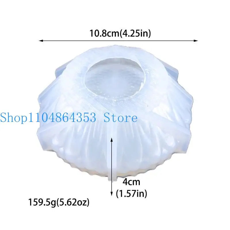 652F زهرة صينية تخزين قالب من السيليكون لتقوم بها بنفسك صندوق تخزين كريستال الايبوكسي الراتنج قوالب الصب علبة مجوهرات قالب الجبس