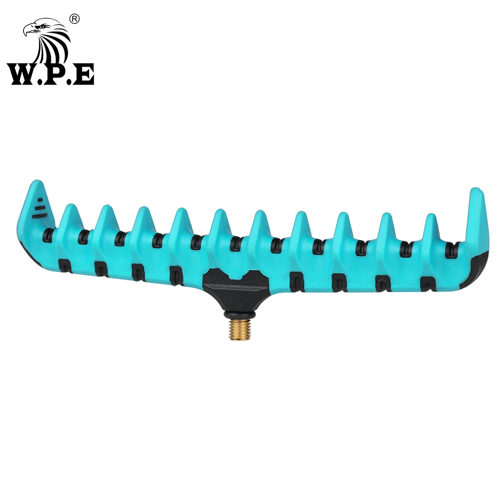 W.P.E 1pcs Feeder Rod Rest Head Fishing Rod Pod Holder Bracket Head V/C/U Shape Pole Stand Holder Feeder Fishing Tackle Pesca