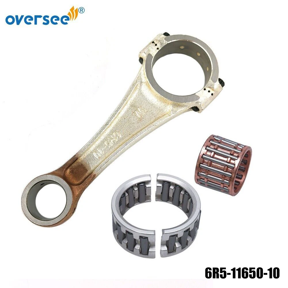 6R5-11650-10 Connecting Rod & Bearing Kit For Yamaha 115-200HP 1994-2005 2-Stroke Outboard Engine