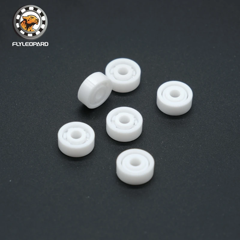 1P Full Ceramic Bearing (ZrO2)  Choose Size: 604 (4mm), 605 (5mm), 606 (6mm), 607 (7mm) or 608 (8mm) Inner Diameter.