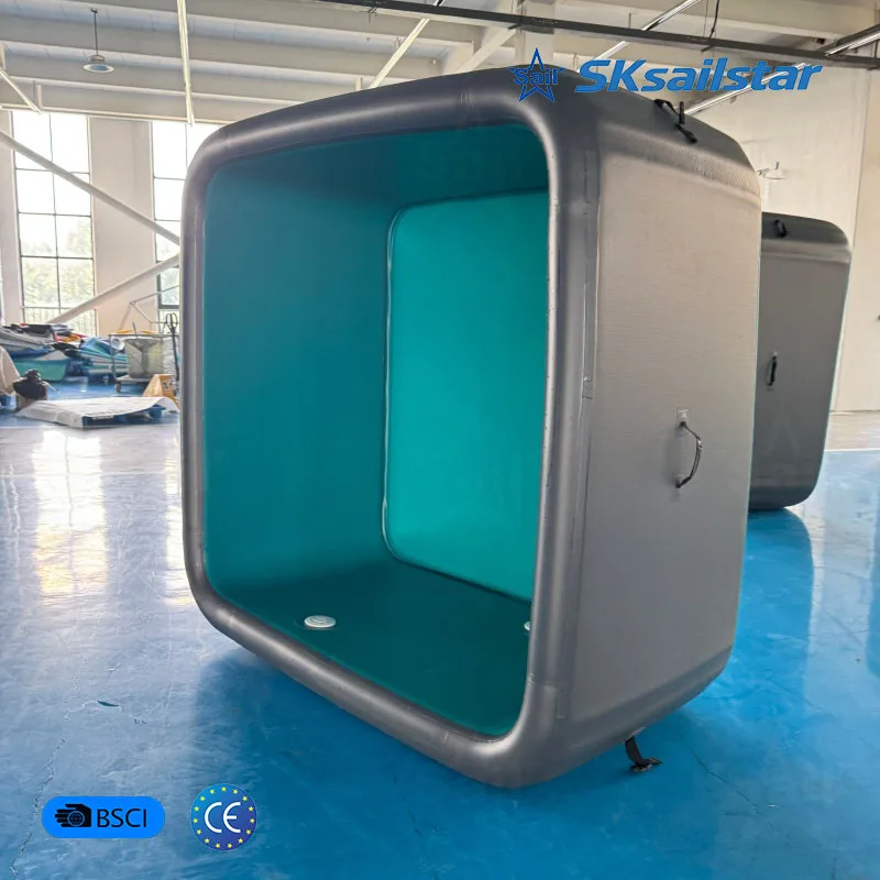 Rectangular Inflatable Pool Hard Drop Stitch PVC Swimming Pool Portable Above Ground Pool for Kids Adults Backyard