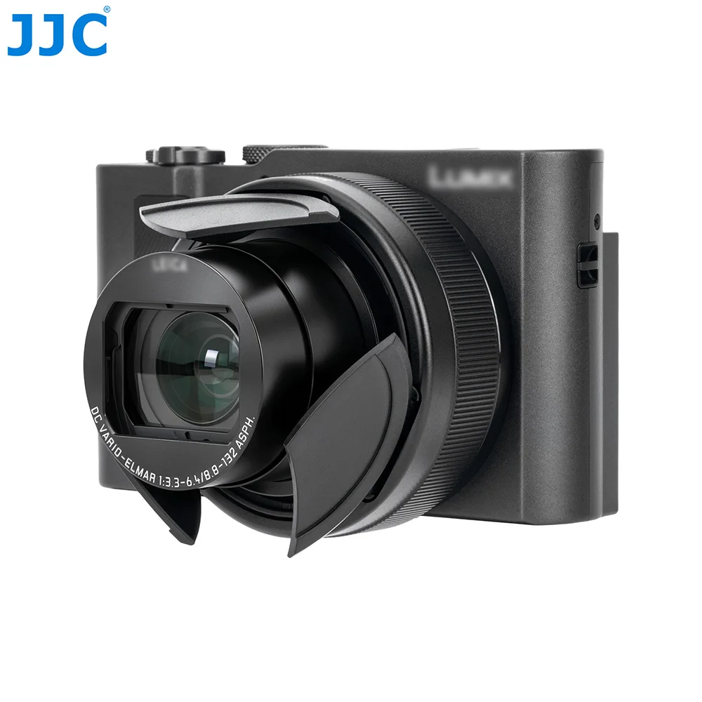JJC Objektivdeckel für Panasonic Lumix ZS300 TZ300 Auto-Objektivabdeckung Aluminiumlegierung Objektivschutz Kompaktkamera-Zubehör – Detail 10