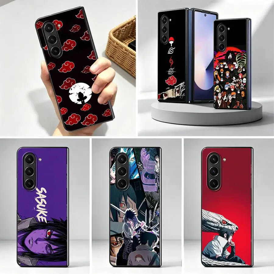 Case for Samsung Galaxy Z Fold 8 Ultra ZFold4 Z Fold8Ultra ZFold6 ZFold5 ZFold7 Z Fold 7 6 3 Phone Shell Akatsuki Narutos
